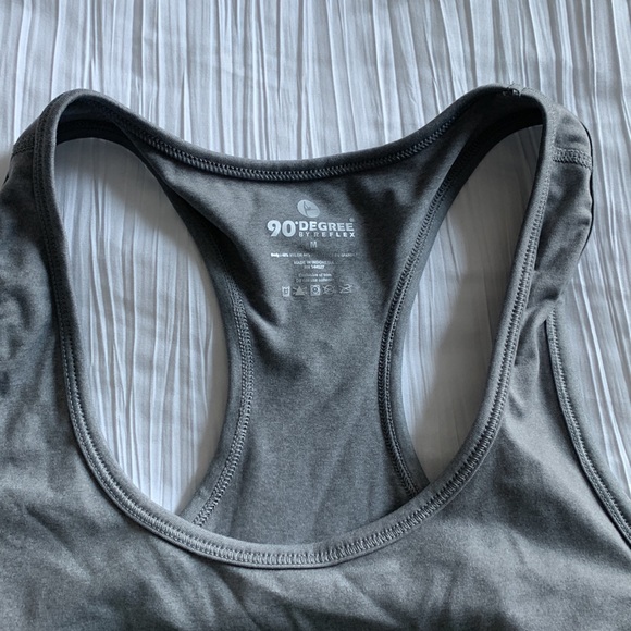 Womens grey workout tank - Picture 2 of 3